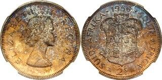 Photo 1 d'une vente de 2 shillings - Elizabeth II (1re effige)