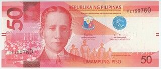 Изображение 1 проданного 50 Piso (Seal type 6; with tactile marks)