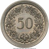 Imagen 1 de una venta de 50 Rappen (Pattern)