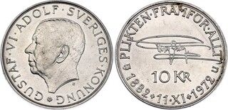 Foto 1 de uma 10 Kronor - Gustaf VI Adolf (Birthday) venda