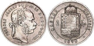 Foto 1 de uma 1 Forint - Francis Joseph I venda