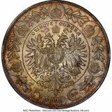 Photo 1 d'une vente de 5 couronnes - François Joseph Ier