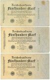 Photo 1 d'une vente de 500 mark (Reichsbanknote; 1922 2nd Issue)