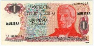 Immagine 1 di una vendita 1 Peso Argentino