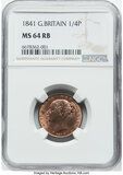 Afbeelding 1 van een verkocht 1 Farthing - Victoria (1st portrait)
