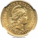Photo 1 d'une vente de 5 pesos / 1 argentino
