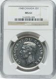 Bild 1 vom Verkauf 1 Dollar - George VI (w/o IND:IMP:)