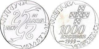 Bild 1 vom Verkauf 1000 Escudos (Revolution of April 25)