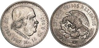 Afbeelding 1 van een verkocht 1 Peso "Cacheton"