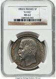 Изображение 1 проданного 5 Francs - Louis-Napoléon Bonaparte