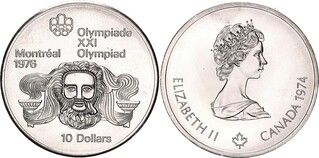 Foto 1 de uma 10 Dollars - Elizabeth II (Head of Zeus) venda