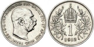 Imagen 1 de una venta de 1 Corona - Francis Joseph I