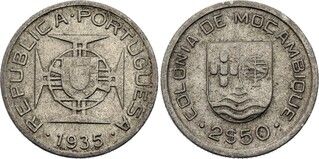 Afbeelding 1 van een verkocht 2.50 Escudos