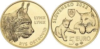 Imagen 1 de una venta de 5 Euros (Eurasian Lynx)