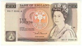 Imagen 1 de una venta de 10 Pounds - Elizabeth II (Florence Nightingale)