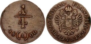 Photo 1 d'une vente de ¼ kreuzer - François II