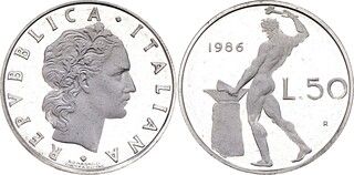 Изображение 1 проданного 50 Lire (large type)