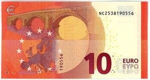 Afbeelding 1 van een verkocht 10 Euros (Europa Series)