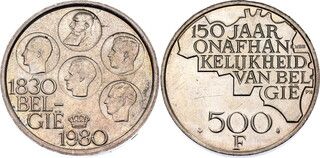 Изображение 1 проданного 500 Francs (Independence; Dutch text)