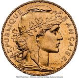Afbeelding 1 van een verkocht 20 Francs