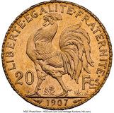 Afbeelding 1 van een verkocht 20 Francs