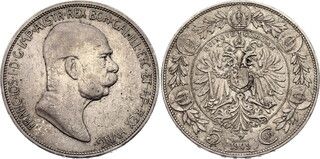 Photo 1 d'une vente de 5 couronnes - François Joseph Ier