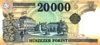 Photo 1 d'une vente de 20 000 Forint