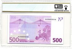 Immagine 1 di una vendita 500 Euro (2002 Series)