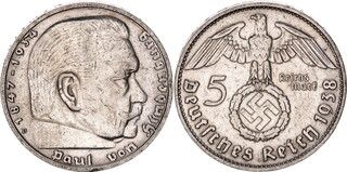 Изображение 1 проданного 5 Reichsmark (Paul von Hindenburg)