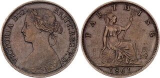 Foto 1 de uma 1 Farthing - Victoria (2nd portrait; 1st type) venda