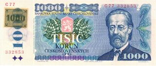 Photo 1 d'une vente de 1000 Korun