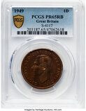 Imagen 1 de una venta de 1 Penny - George VI (without 'IND:IMP')