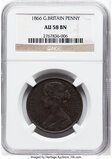 Afbeelding 1 van een verkocht 1 Penny - Victoria (2nd portrait; 1st type)