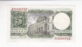 Afbeelding 1 van een verkocht 5 Pesetas