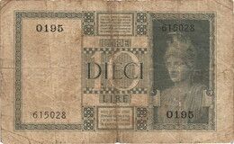 Immagine 1 di una vendita 10 Lire - Vittorio Emanuele III