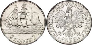 Foto 1 de uma 2 Zlotys (Gdynia Seaport) venda