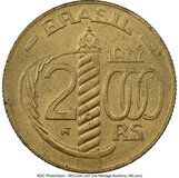 Foto 1 de uma 2000 Réis (24-sided planchet) venda