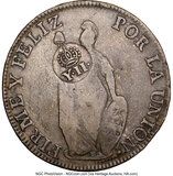 Bild 1 vom Verkauf 8 Reales - Isabella II (Countermark on Peru 8 Reales)